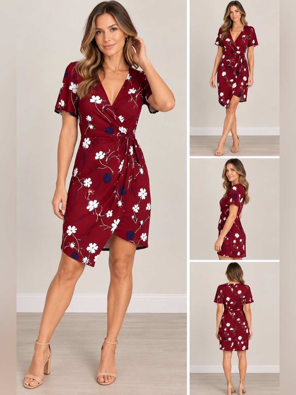 Banana Republic wrap dress small